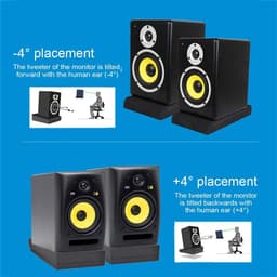 Subwoofer Isolatie Pad - Akoestische Demper - Geluidsverbetering - Hoge Dichtheid Schuim - 30x17x4 cm - Zwart — thumbnail 3