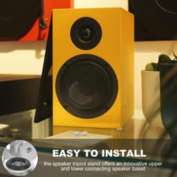 Speaker Isolatie Voetjes - Audio Dempers - Stabiel Plaatsen - Antivibratie Rubber - 4 Stuks - Zilver — thumbnail 5