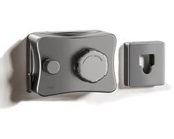 Kraftverdia® Uitschuifbare Drooglijn Voor Aan De Muur 5m – RVS-lijn 5 m, Vergrendeling, Max. 20 kg, Ruimtebesparend, ABS Behuizing, Wit