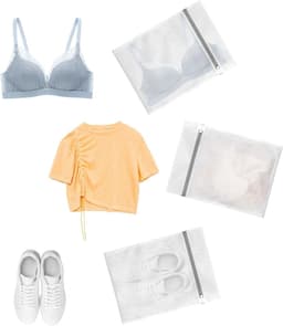 Duurzame Waszakken van Honeycomb Mesh voor Fijne Was, Ideaal voor Kleding, Handdoeken en Bedlinnen (2 Stuks, 60 x 60 cm) — thumbnail 5