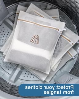 Versterkte Waszakken voor Kleding, 4 Stuks, Duurzaam en Herbruikbaar, Ideaal voor Ondergoed en Delicate Was — thumbnail 5