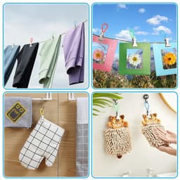Dailygoods- Theedoekclip 30 Stuks - Handdoek Clips - Compact en Duurzaam - Sterke Grip - Voor Ophangen - Geschikt voor Droge Opslag - Handdoekclip — thumbnail 3