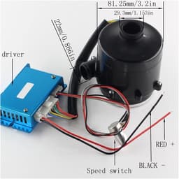 Centrifugaal Ventilator - Luchtblazer Vloerdroger - Vloeren Drogen - Hoge Druk Grote Luchtstroom - 2.54 x 2.54 x 2.54 cm — thumbnail 2