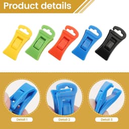 60 sokkenklemmen voor wasmachine en droger, sokkenklemmen met haken, sokkenhouder wasmachine, direct in de lade, eenvoudige installatie — thumbnail 2