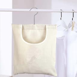 Wasknijper Opbergtas - Opberger Knijpers - Wassen Organiseren - Versterkte Naden - 32x20x2 cm - Beige — thumbnail 3