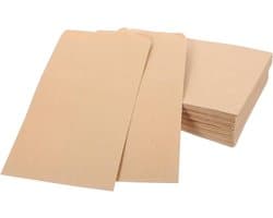 Zaadzakjes - Zaadverpakking - Zaden Opbergen - Zelfsluitend - 100 Stuks - Khaki