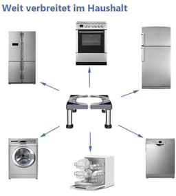 Onderstel, apparaatonderstel, wasmachineonderstel, koelkast-, droger- en vriezeronderstel, in hoogte verstelbaar van 18 tot 21 cm. — thumbnail 5