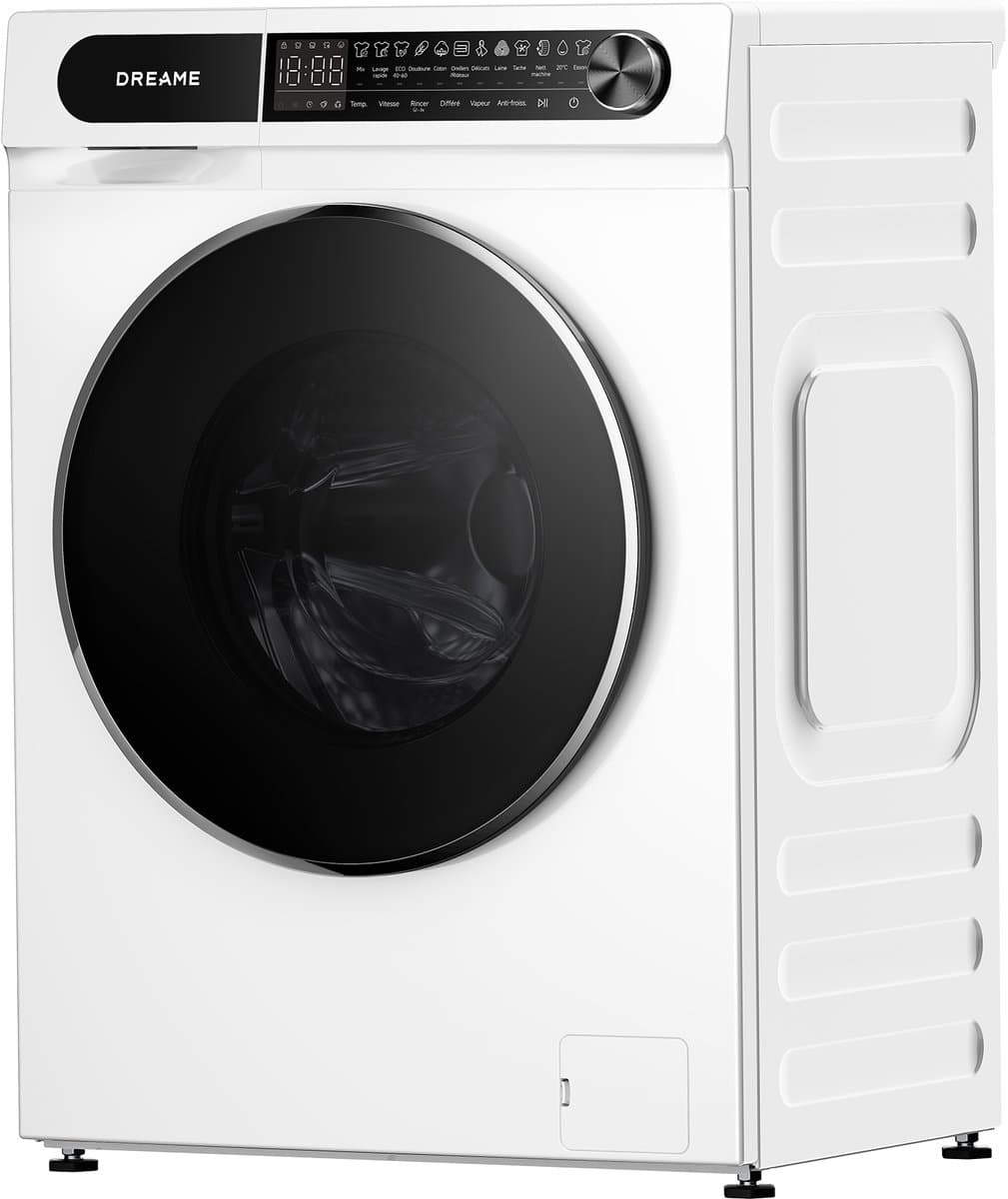 Dreame Wasmachine S 8 kg – 450mm Diepte | Ultraslanke | Grote 530mm Trommel | BLDC-motor | Stoomsterilisatie | Kreukvrij Drogen | Energielabel A — afbeelding 1