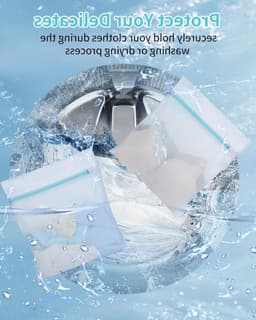 Mesh Waszakken met Ritsen - 2 Stuks 30 x 40 cm, Herbruikbare Waszak voor Delicate Kleding, Ondergoed en Sokken — thumbnail 4