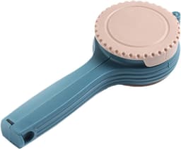 Opbergzak klem - Voedselverzegelaar - Keuken organiseren - Met schenktuit - 20.4 cm lengte - Roze — thumbnail 1