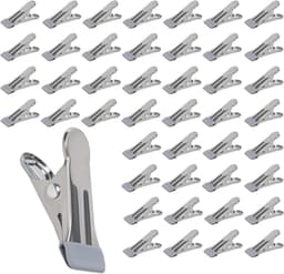 100 RVS Wasknijpers met Plastic Coating, Duurzaam en Roestvrij, Ideaal voor Was en Huishoudelijk Gebruik — thumbnail 1