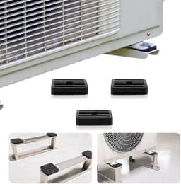 Rubberen Trillingsdempers - Airco Voetjes - Airco Geluid Dempen - Hoge Hardheid Rubber - 8 stuks - Zwart — thumbnail 4