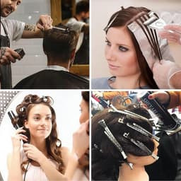 Haarclips Metaal - Pin krulclips - Haarstyling secties - Professioneel krokodillenbek ontwerp - 90 stuks 9 cm - Zilver — thumbnail 2