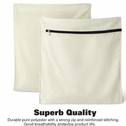 Ultiluxe® Waszak voor Huisdieren - Pet Laundry Bag voor Wasmachine - Waszak voor Dierenhaar - 60 x 70 cm - Met Ritssluiting - Beschermend - Beige — thumbnail 2