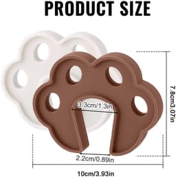 2x Silicone Deurstopper voor Wasmachine - Ventilatie & Geurpreventie — thumbnail 3