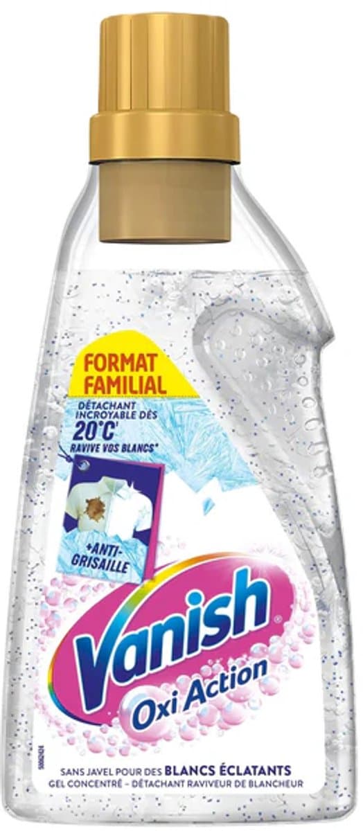 Vanish Oxi Action – 1.4L – Vlekverwijderaar voor Witte Was – Stralend Wit — afbeelding 1
