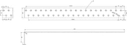 Stalen Anker - Hoekconnector Bevestiging - Stevig Monteren - Geperforeerde Plaat - 400 x 40 mm - Zilver — thumbnail 1