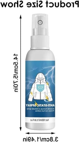 Antistatische Spray 100ml voor Kleding, Textiel, Meubels en Auto - Vermindert Statische Lading en Verbetert Comfort — thumbnail 5