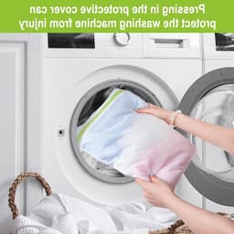 Set van 3 kleine linnen waszakken voor de wasmachine 23 x 30 cm - multifunctionele waszakken voor delicate kleding - wasnet voor reizen en thuisgebruik - grote waszakken voor optimaal onderhoud van textiel. — thumbnail 2