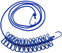Dailygoods- Waslijn Uittrekbaar - Compact - 1,8 m - 12 Pinnen - Haken - Draagbaar - Ideaal voor Vakantie - Drooglijn — thumbnail 5