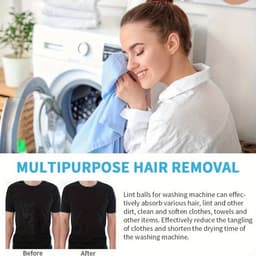 20 stuks haarvangers voor wasmachine, vangt haar in de wasmachine, herbruikbaar, voor het verwijderen van dierenharen, hondenharen, pluisjes, kattenharen — thumbnail 5