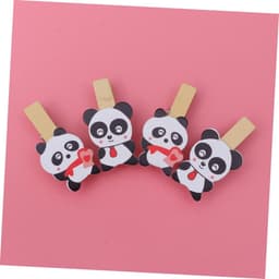 Houten Wasknijpers - Decoratieve Clips - Foto's Ophangen - Natuurlijk Hout - 8 Stuks - Niet Gespecificeerd — thumbnail 4