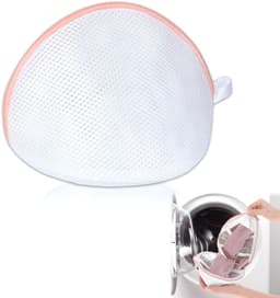 Dailygoods- Wasnet Groot - Waszak voor Ondergoed - Bescherming voor Beha's/Sokken - Wasnet met Rits - 1 Stuk - Roze Kleur — thumbnail 1