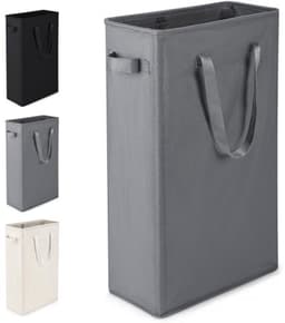 Slimme opvouwbare wasmand - Waterdichte stof, handgrepen en gaasdeksel - 45 liter capaciteit — thumbnail 1