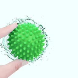Allecto - Stuks Herbruikbare Droogballen voor Wasmachine - Groene Wasballen — thumbnail 2