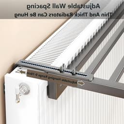 Verstelbaar Droogrek voor Radiatoren - Ruimtebesparend Droogrek, Efficiënt Binnendrogen en Draagbaar Ontwerp voor Thuisgebruik — thumbnail 3