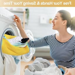 Duurzame en herbruikbare waszak voor schoenen, ideaal voor sneakers en andere schoenen in de wasmachine, met rits en wasnet — thumbnail 4