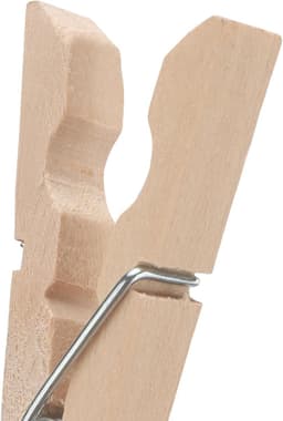 Houten Wasknijpers - Kleine Klemmetjes - Ambachtelijk Knutselen - Gladde Afwerking - 200 Stuks - Natuurlijk Hout — thumbnail 5