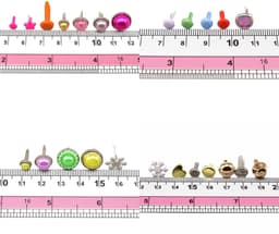 Dailygoods- Patroonklemmen 100 stuks - Mini Ronde Klemmen - Bevestigingsset - Kleurrijke Sluitklemmen - Lichtgewicht Metaal - Voor Knutselen/Scrapbooking - Brads — thumbnail 1