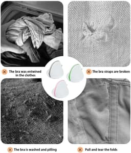 Dailygoods- Waszak met Rits - Waszakje BH - Waszakken voor Wasgoed - Dacron - Beschermd tijdens Wassen - Verkrijgbaar in Meerdere Kleuren — thumbnail 2