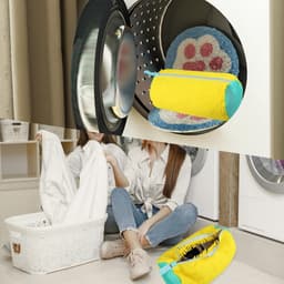 Dailygoods- Schoenwaszak - Innovatief ritsontwerp - Herbruikbaar wasnet - 39 x 19 cm - Bescherming voor schoenen - Lichtgewicht en draagbaar - Sneakerwaszak — thumbnail 3