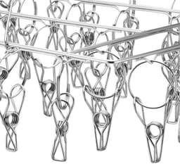 Dailygoods - 2 Stuks Opvouwbare Droogrek - Inklapbare Hanger voor Kleding en Ondergoed — thumbnail 3