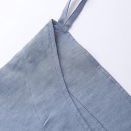 Hangende waszak, 100% linnen, ruimtebesparende waszak, deur hangende wasmand, tas voor badkamer, slaapkamer, kinderkamer, 70 x 50 cm, donkerblauw — thumbnail 4