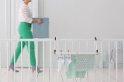 Brabantia Hangend Droogrek - Inklapbaar Wasrek - 4.5m - White — thumbnail 3