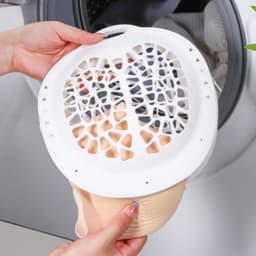 2 stuks - Waszak - Siliconen Waszak voor BH's - Ondergoedwaszak - Anti-Vervorming Wasbeschermer - Binnenwas Zak voor delicate Kleding - Wit, grijs — thumbnail 3