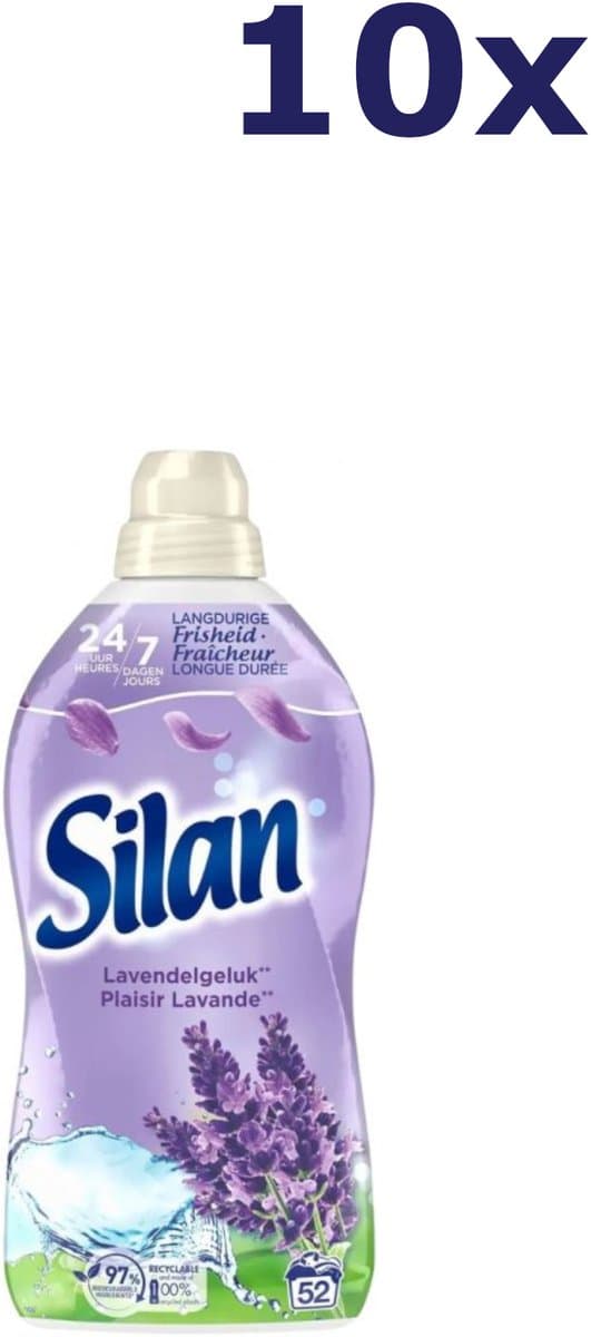 10x SILAN Wasverzachter Lavendelgeluk 52 Wasbeurten — afbeelding 1