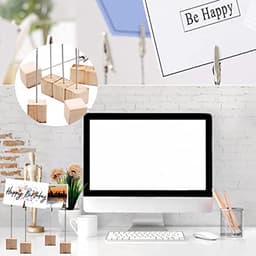 20 Stuks Houten Foto Clip Houders voor Thuis en Kantoor — thumbnail 4