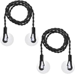 2 Pcs Travel Clothesline, Retractable Clothesline, Clothes Line with Suction Cup, Portable Washing Cord Travel Accessories, Suitable for Travel, Outdoor Camping — thumbnail 1