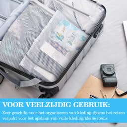 Ynkkvre - Set van 3 Waszakken - Mesh / Honingraat - Lingerie Waszakken met Ophanglus - Fijn Waszakje voor Ondergoed, Beha’s, Sokken, Babykleding en Maskers — thumbnail 3