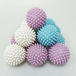 9 stuks - Drogerballen - Wasbollen - Wasdrogerbal - Wasbol Reinigingsballen - Anti-Kluwen Kleding Beschermers - Egel Ontwerp Wasmachine Ballen voor Beter Wassen — thumbnail 5