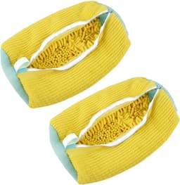 Ynkkvre - 2 stuks Schoenwaszak - Waszak voor Alle Soorten Schoenen - Wasmachine en Droger Schoen Waszak - Geel — thumbnail 2