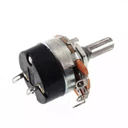 WH138-1 B50K Rotary Potentiometer met Schakelaar – B50K – 6mm As — thumbnail 2