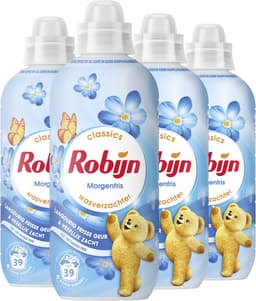 Robijn - Wasverzachter - Morgenfris - 4 flessen -156 wasbeurten - Voordeelverpakking — thumbnail 3