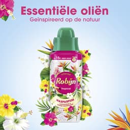 Robijn - Wasparfum - Tropical - tot 15x meer geur dan bij gebruik van alleen wasmiddel - 8 flessen x 342 ml — thumbnail 2