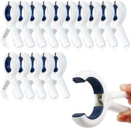 15 Grote Wasknijpers en Handdoekknijpers voor Strandstoelen - Winddichte Klemmen - Duurzaam Materiaal - Antislipclip — thumbnail 1