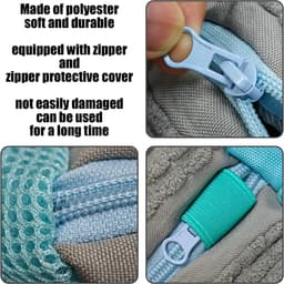 2 stuk,Waszak, cilindrisch, wasmachine polyester katoenen waszak, schoenbescherming, anti-deformatie, waszak, geschikt voor de meeste schoenen, voorkomt dat schoenen vervormen tijdens het wassen, grijs, 39*19cm — thumbnail 5